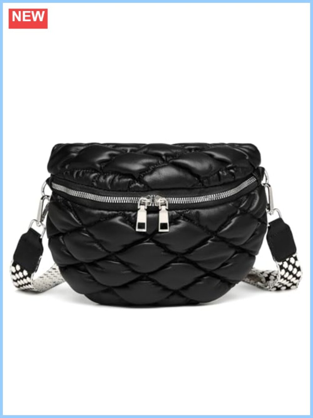 PU Leather Crossbody Bum Bag Anti-Theft Travel Fanny Pack